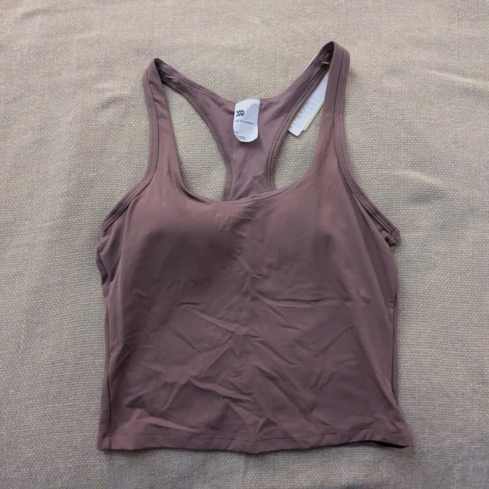 Target ALL IN MOTION Light Brown Everyday Soft Racerback top XS